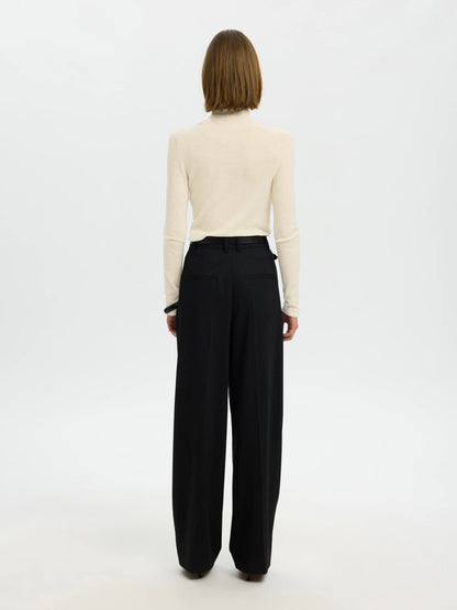 SLWVENDY WOOL LS KNIT ROLL