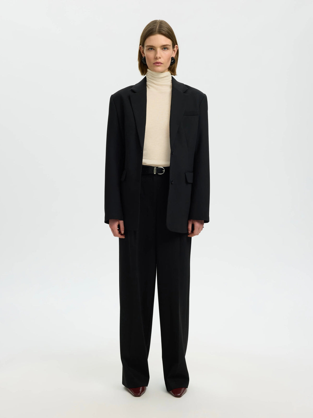 SLWVENDY WOOL LS KNIT ROLL