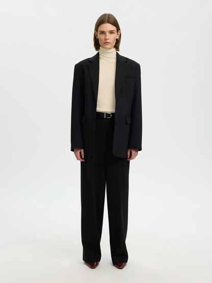 SLWVENDY WOOL LS KNIT ROLL