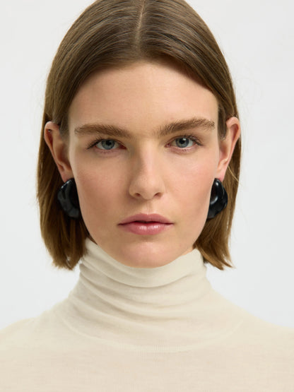 SLWVENDY WOOL LS KNIT ROLL