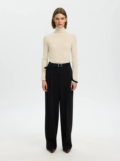 SLWVENDY WOOL LS KNIT ROLL