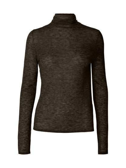 SLWVENDY WOOL LS KNIT ROLL