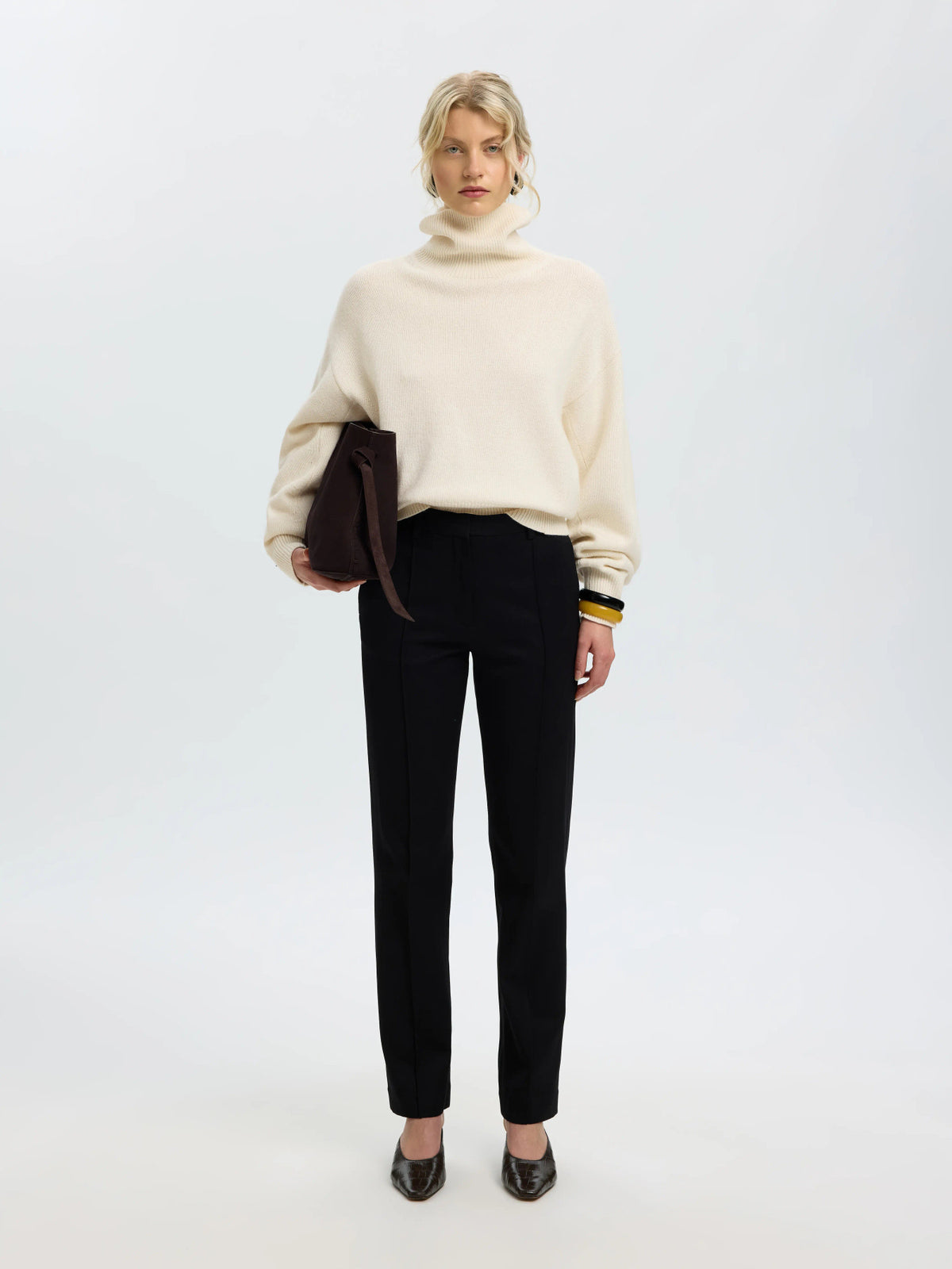 SLWELLIE LS KNIT ROLL NECK