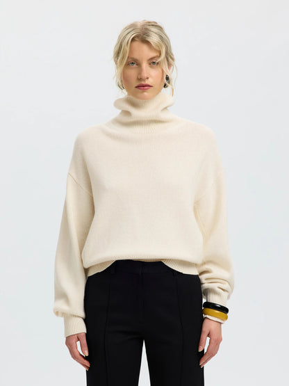 SLWELLIE LS KNIT ROLL NECK