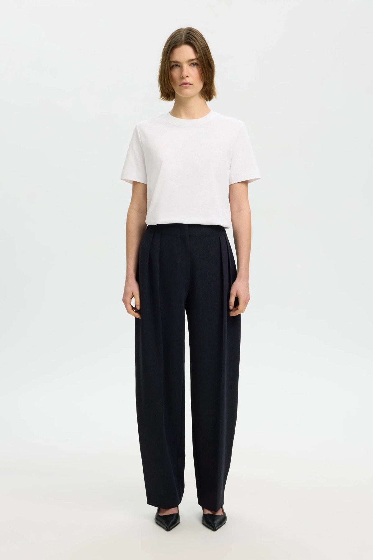 SLFRITA MW BARREL PANT MEL
