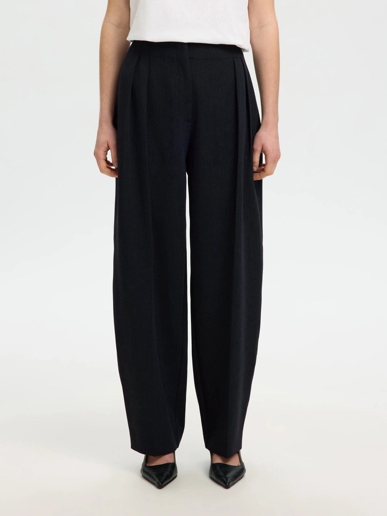 SLFRITA MW BARREL PANT MEL