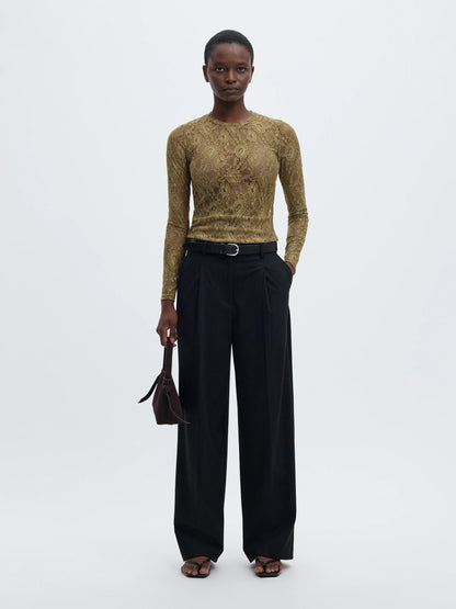 SLWMISTA LS O-NECK TOP