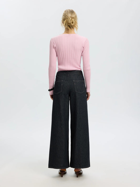 SLWTOLEDO LS KNIT STRUCTURE ONECK