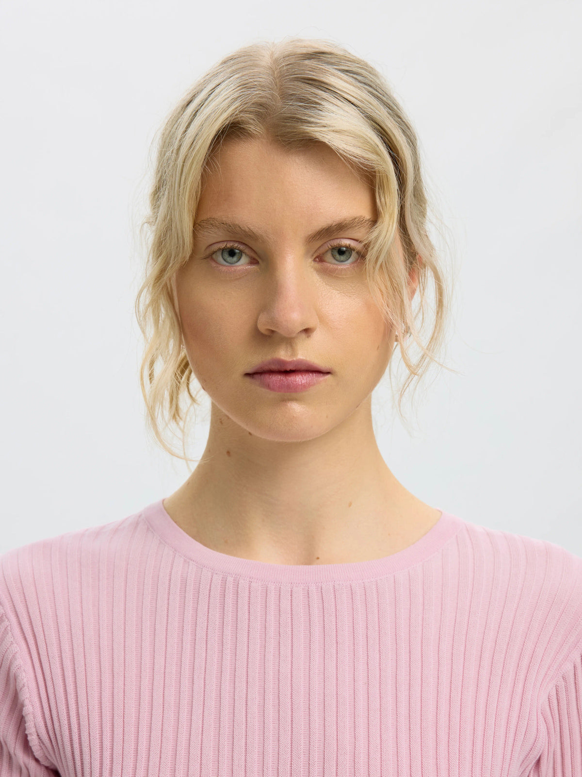 SLWTOLEDO LS KNIT STRUCTURE ONECK