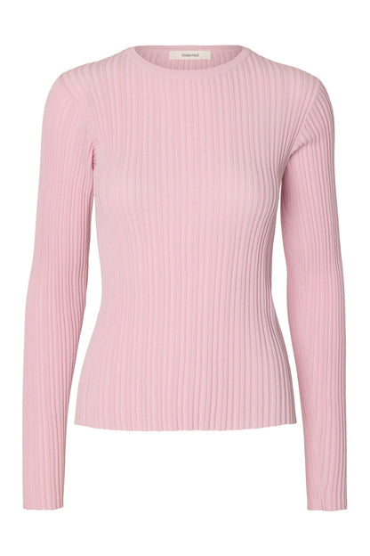 SLWTOLEDO LS KNIT STRUCTURE ONECK