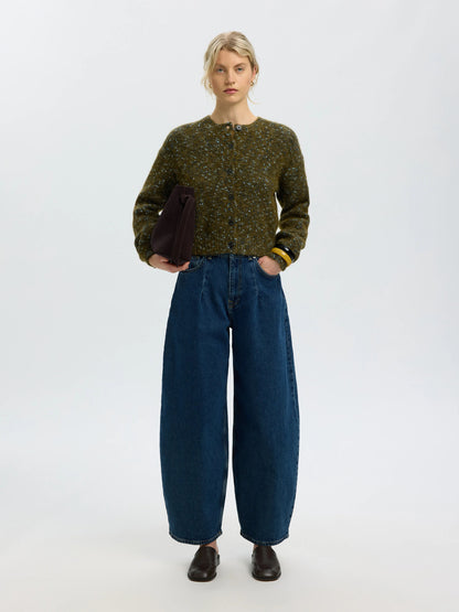 SLWKAT LS KNIT SHORT CARDIGAN