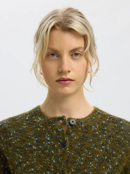 SLWKAT LS KNIT SHORT CARDIGAN