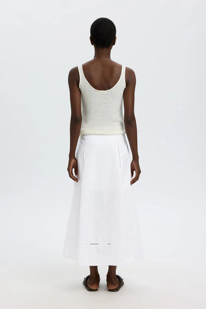 SLFDELIA ANKLE LADDER STITCH SKIRT