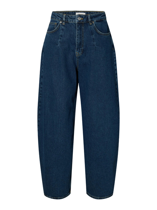 SLWBARREL LOOSE NANET MID BLUE