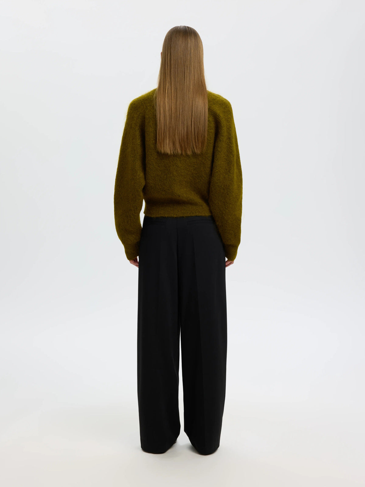 SLWMIRA LS KNIT SHORT O-NECK