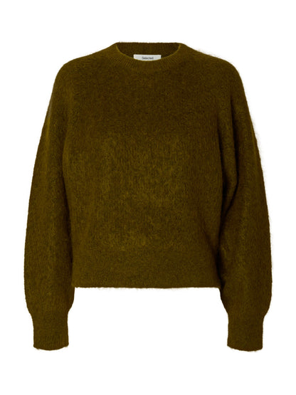 SLWMIRA LS KNIT SHORT O-NECK