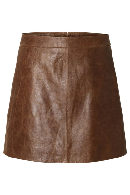 SLWJIL LEATHER HW MINI SKIRT