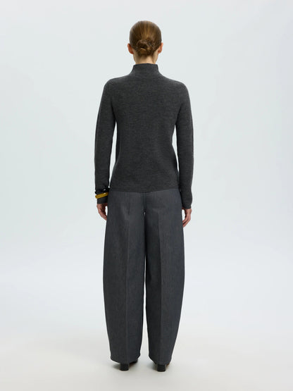 SLWPETRA LS KNIT HIGH NECK