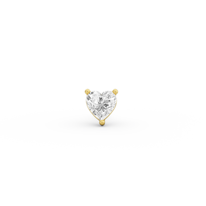 HEART DIAMOND EARSTUD