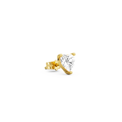 HEART DIAMOND EARSTUD