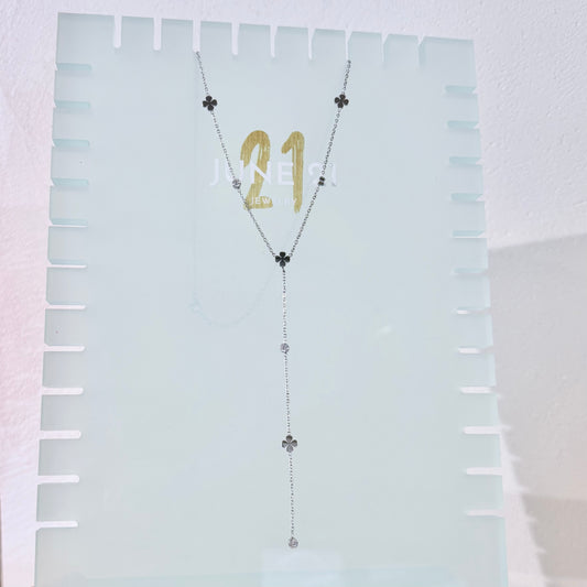 GOLD GOOD LUCK DROP NECHLACE