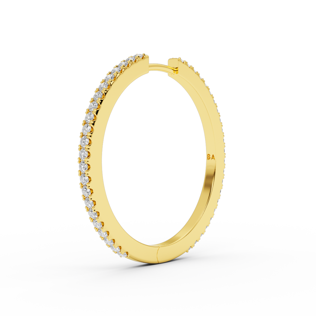 IVY L DIAMOND EARRING 30MM