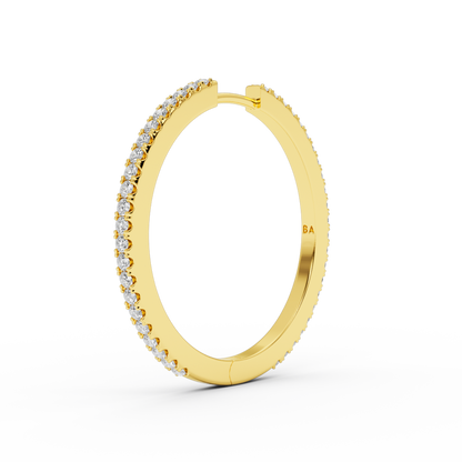 IVY L DIAMOND EARRING 30MM