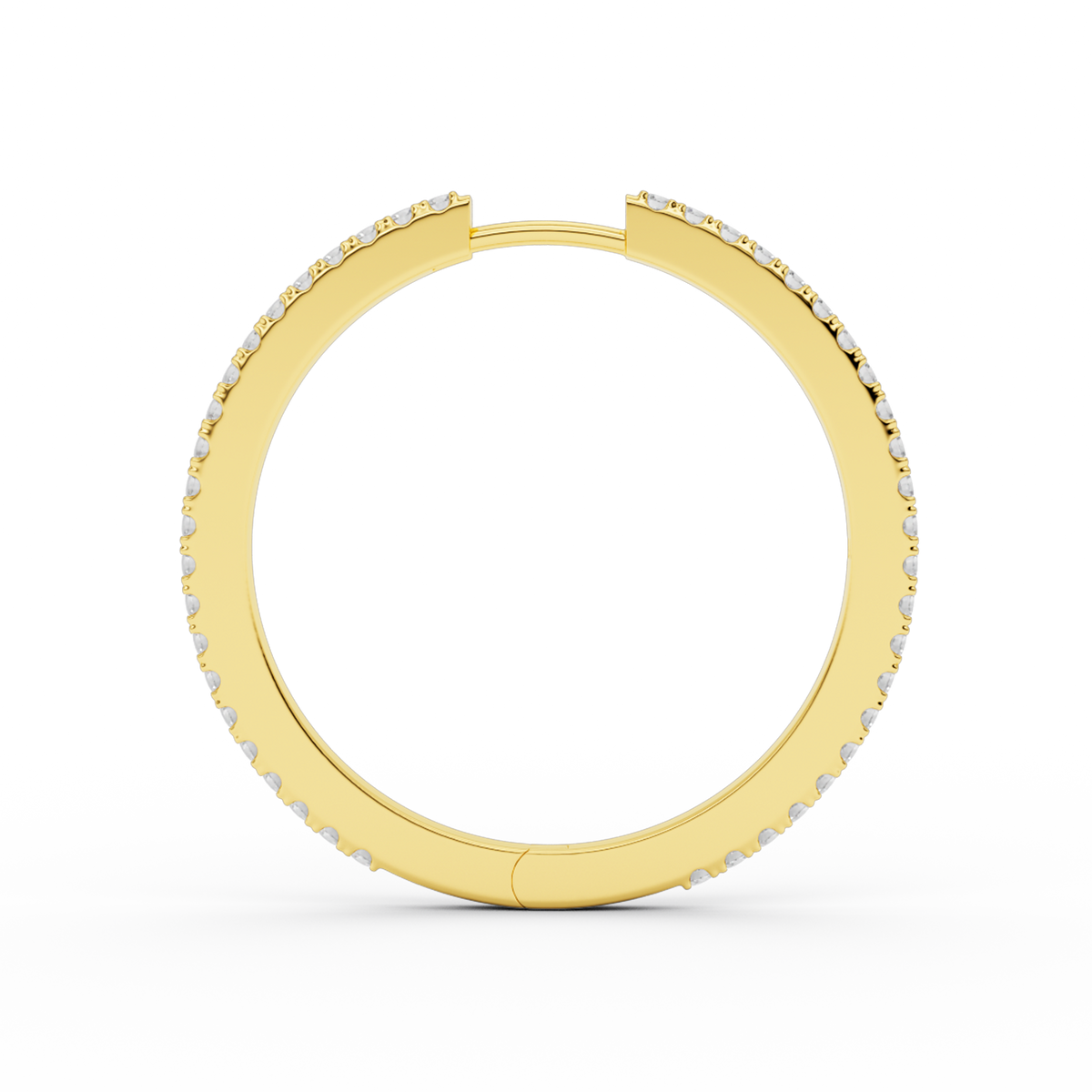 IVY L DIAMOND EARRING 30MM