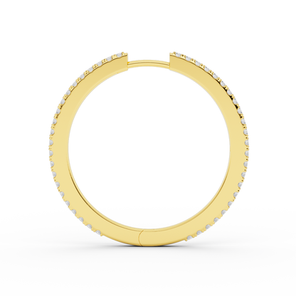 IVY L DIAMOND EARRING 30MM