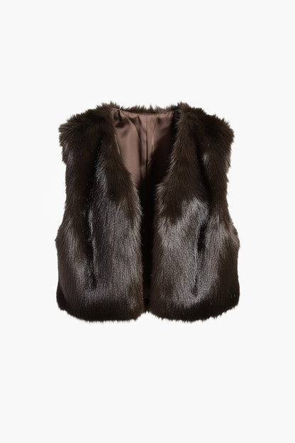 IslaW6 Fake Fur waistcoat
