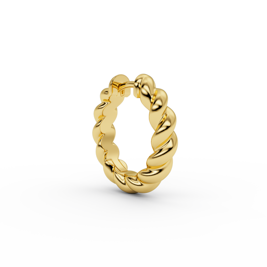 KOS SWIRL EARRING 20MM