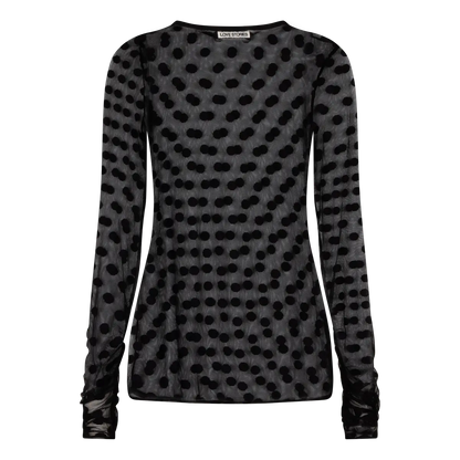 Elle mesh top