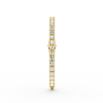 LONG DIAMOND HUG EARSTUD