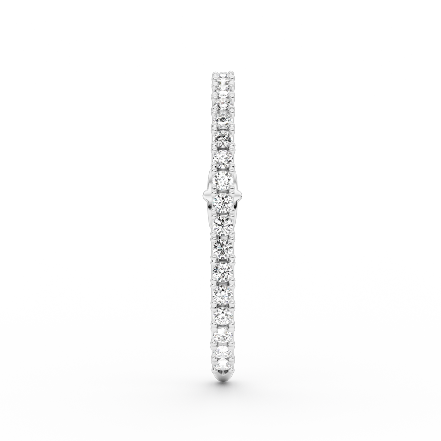 LONG DIAMOND HUG EARSTUD