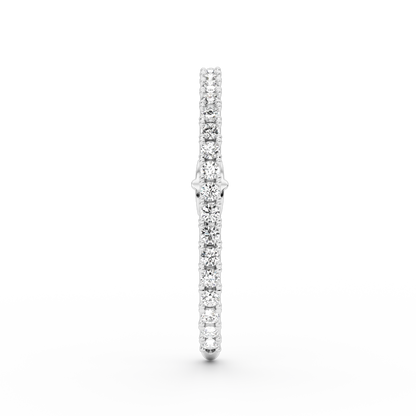 LONG DIAMOND HUG EARSTUD