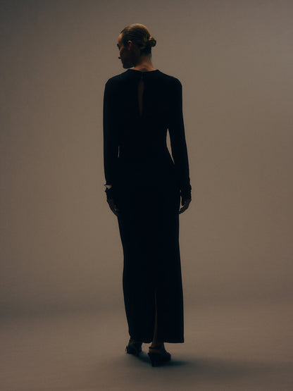 SLWNORI LS LONG DRESS