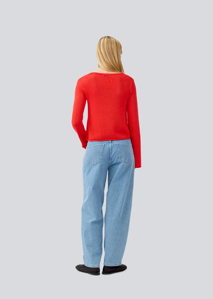 IvonneMD flared o-neck