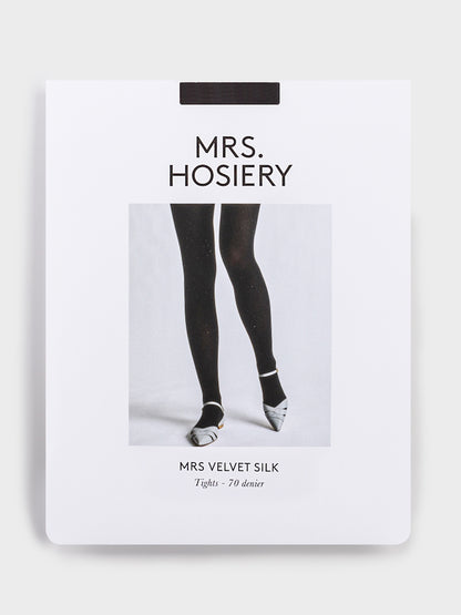 VELVET Silk 70 Tights BLACK