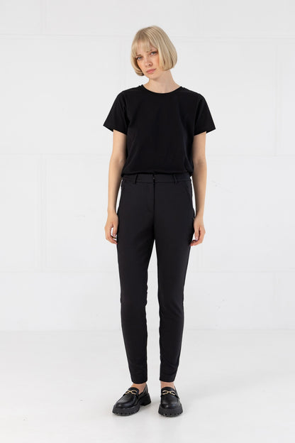 T-shirt with round neck - Mid sleeves