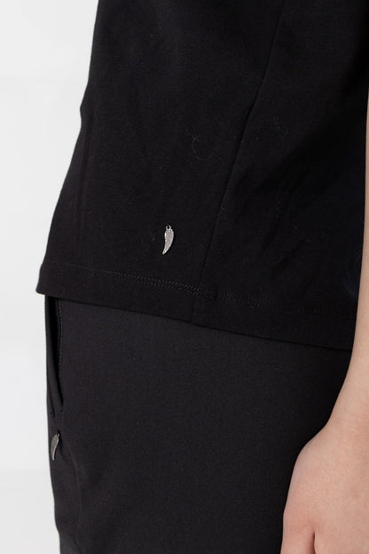 T-shirt with round neck - Mid sleeves