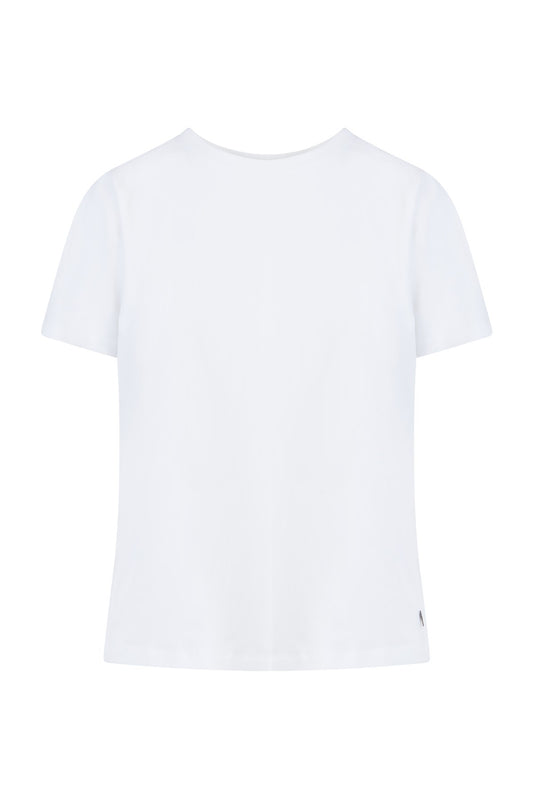 T-shirt with round neck - Mid sleeves