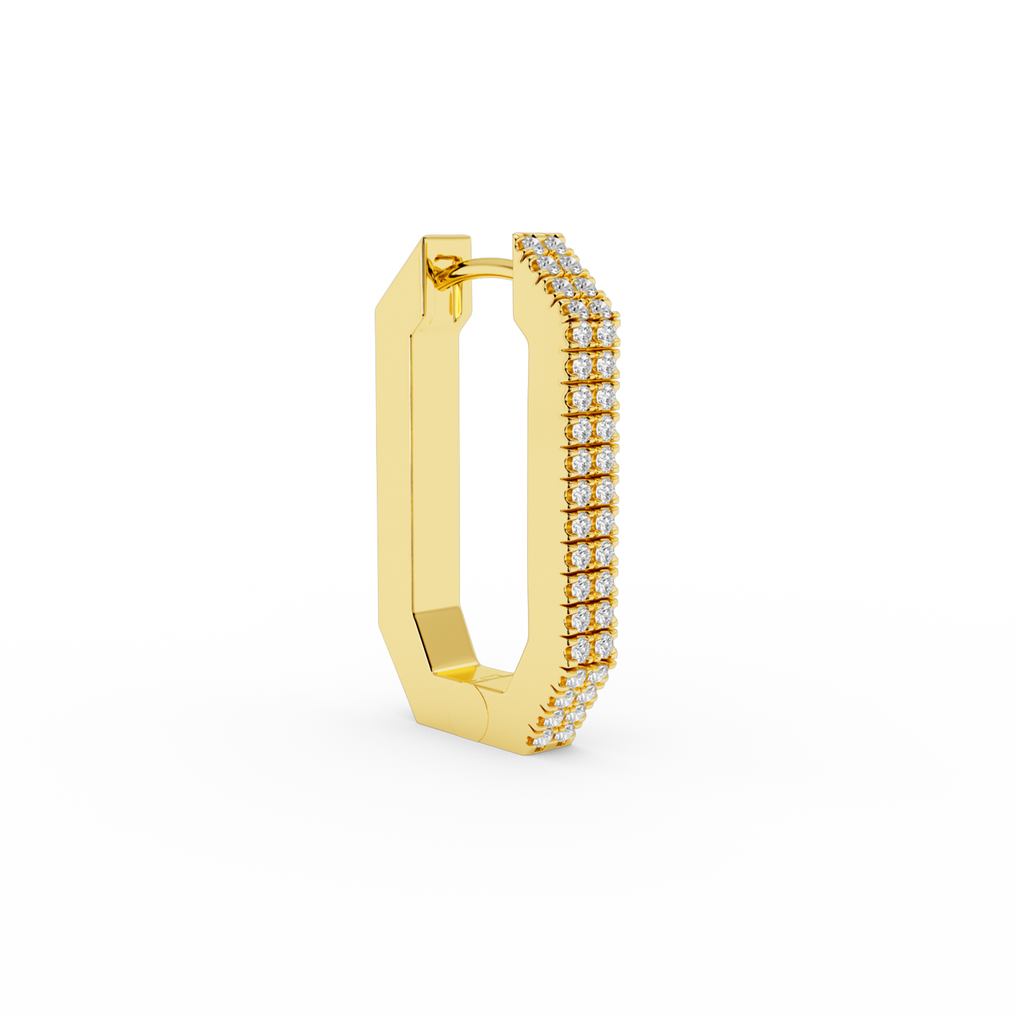 Octa Short Diamond earring