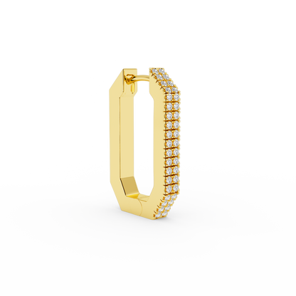 Octa Short Diamond earring