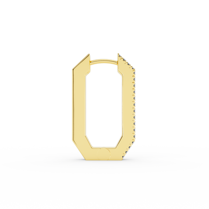 Octa Short Diamond earring