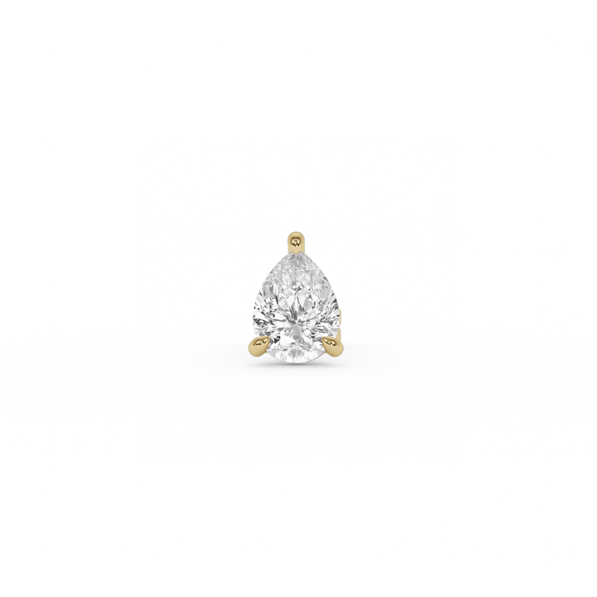 PEAR DIAMOND EARSTUD