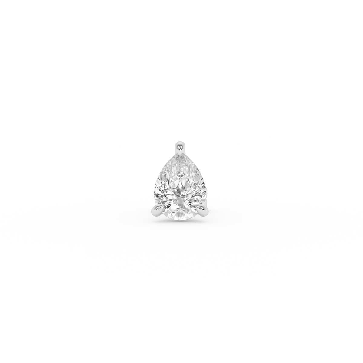 PEAR DIAMOND EARSTUD
