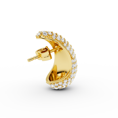 SMALL BULB DIAMOND EARSTUD