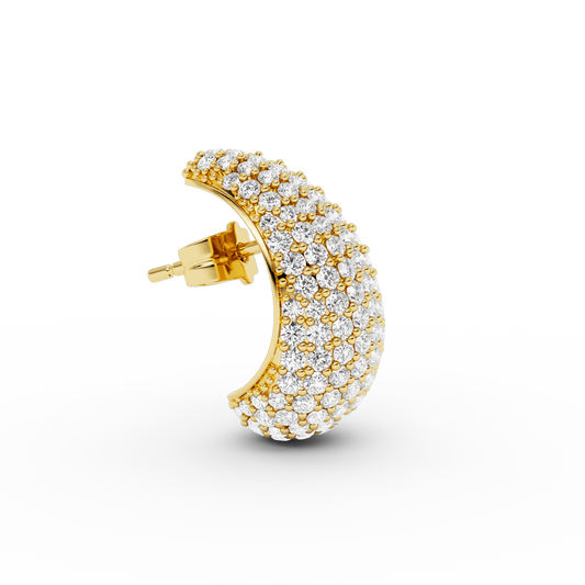 SMALL BULB DIAMOND EARSTUD