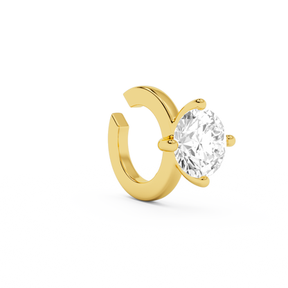 solitaire classic earcuff