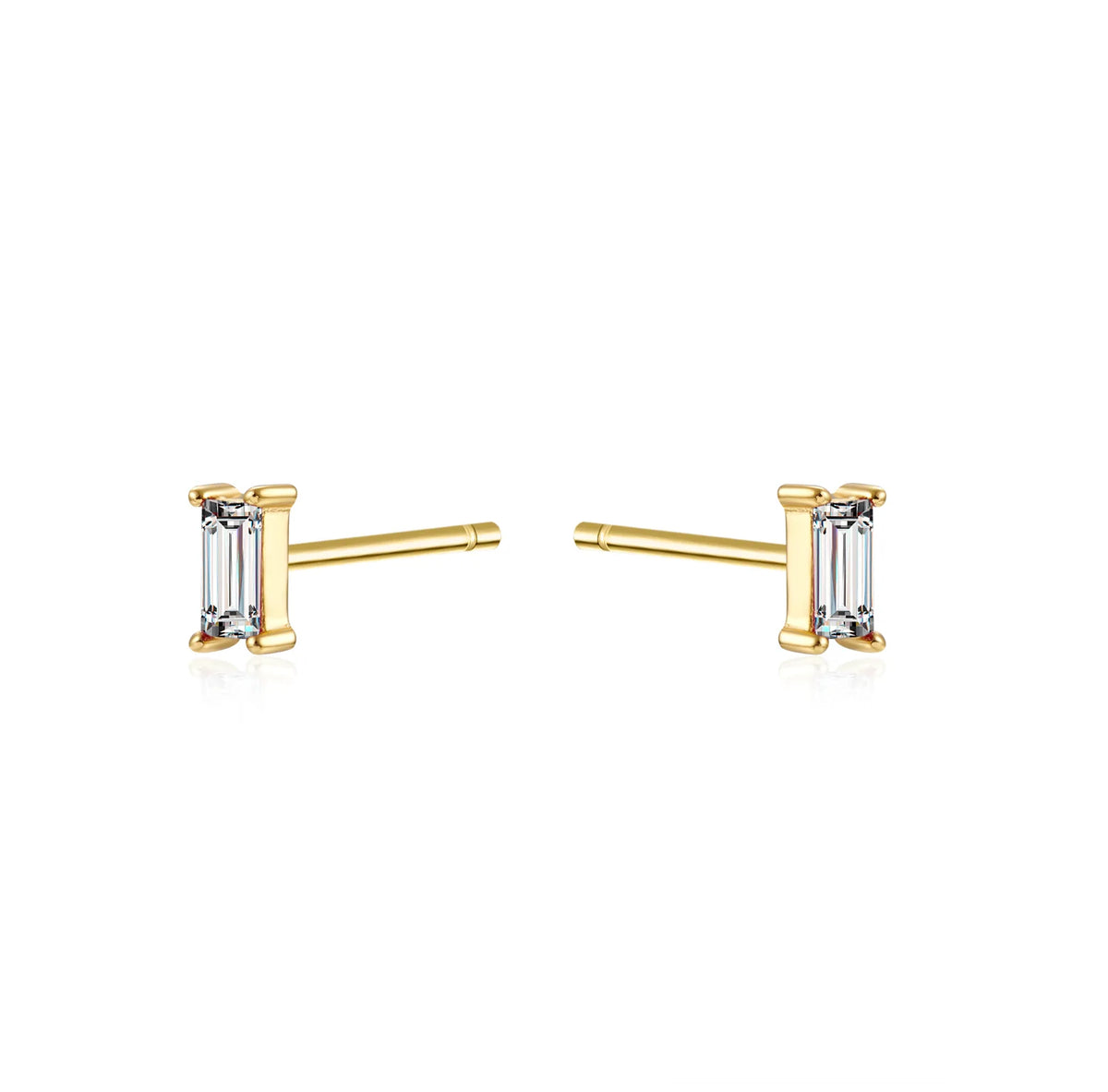 BAGUETTE GOLD EARSTUD